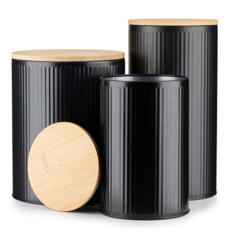 Pojemnik kuchenny z pokrywą bambus 1,7L