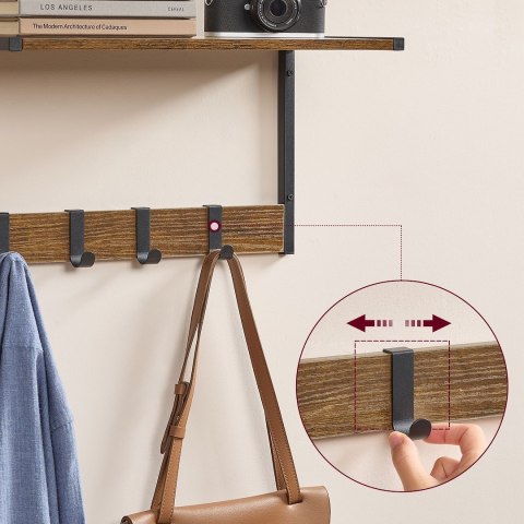 Półka ścienna z półką zestaw 2 szt.