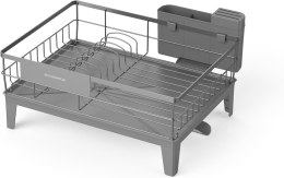 Suszarka do naczyń z odpływem 360° szary