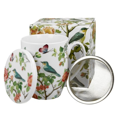 Kubek z zaparzaczem PTAKI NA GAŁĘZI 350 ml