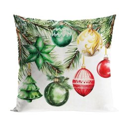 Poszewka BOMBKI 40x40 cm biała