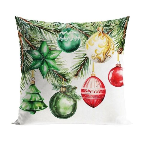 Poszewka BOMBKI 40x40 cm biała