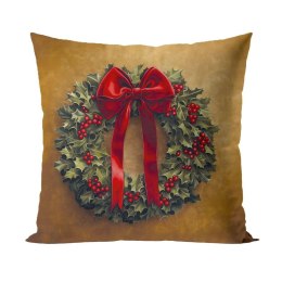 Poszewka ELEGANCKA GIRLANDA 40x40 cm ZŁOTA