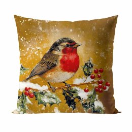 Poszewka ELEGANCKI RUDZIK 40x40 cm ZŁOTA