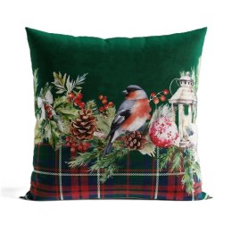 Poszewka GIRLANDA 40x40 cm zielona