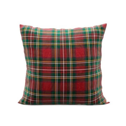Poszewka KRATA SZKOTI 40x40 cm czerwona