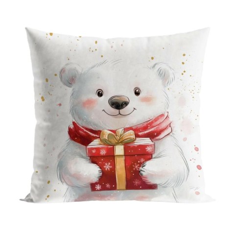 Poszewka MISIEK BAJKOWE ŚWIĘTA 40x40 cm