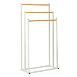 Wieszak na ręczniki biały h85 cm