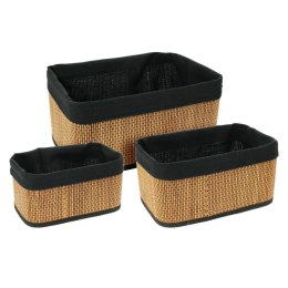 Zestaw koszy bambusowych 3 sztuki