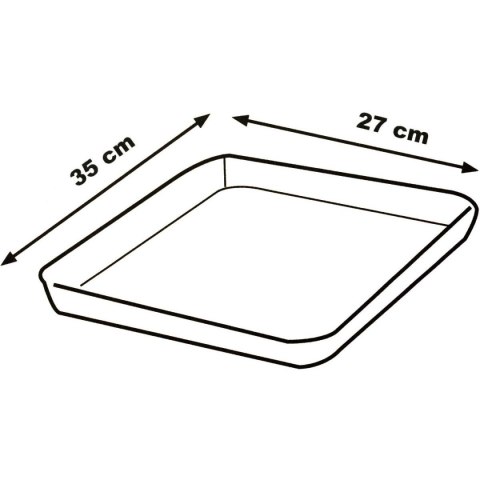 OCIEKACZ NA BUTY PODSTAWKA NA KWIATY MISKĘ DLA ZWIERZĄT CZARNY 3 SZT