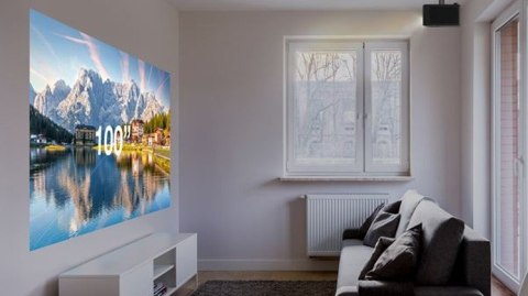 Projektor PK32 1100 lm LED/ 4K UHD/ HDR/ 30 000 h/ ToF auto-focus & keystone/ 4,6 ms/ głośniki 2×5 W