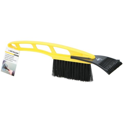 SKROBACZKA DO LODU SZCZOTKA 2W1 31CM DUNLOP ŻÓŁTA