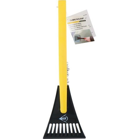 SKROBACZKA DO LODU SZCZOTKA 2W1 31CM DUNLOP ŻÓŁTA