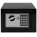Sejf elektroniczny na klucz kod do domu biura STAL 23 x 17 x 17 cm