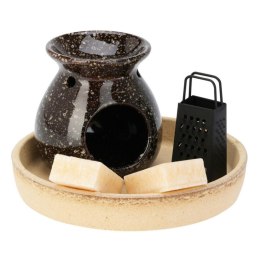 Kominek do wosku zapachowego - brązowy