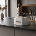CHLEBAK POJEMNIK STALOWY NA PIECZYWO KINGHOFF KH-1947 BIAŁY