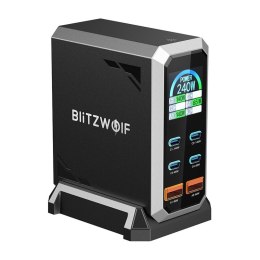 Ładowarka sieciowa Blitzwolf BW-S31 2xUSB-A, 4xUSB-C, PD, 240W