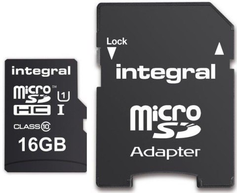 Karta pamięci INTEGRAL 16 GB Adapter