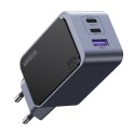 Ładowarka sieciowa UGREEN Nexode S 65W USB-A+2xUSB-C (szara)