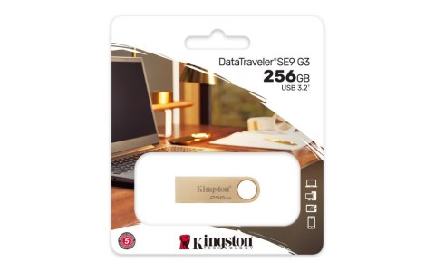 Pendrive KINGSTON Data Traveler DTSE9G3 (256 GB /Złoty )
