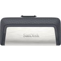 Pendrive SANDISK Ultra Dual Drive (128 GB /Srebrno-szary )