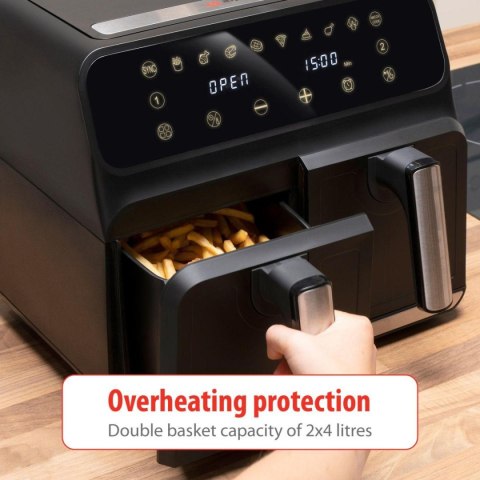 FRYTOWNICA BEZTŁUSZCZOWA 1700W 2x4L ALPINA