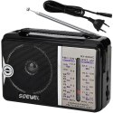 Radio FM przenośne zasilane bateryjnie lub sieciowo