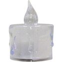 ŚWIECA DEKORACYJNA 3,6x5CM ZDOBIONA LED