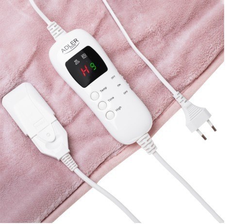 Super miękki koc elektryczny nakładany z pilotem AD 7443