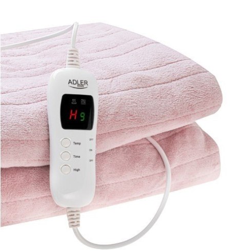 Super miękki koc elektryczny nakładany z pilotem AD 7443