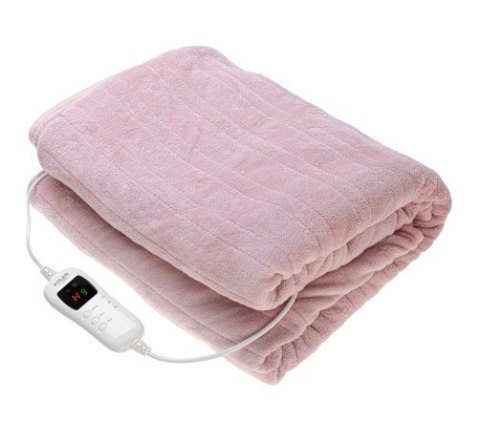 Super miękki koc elektryczny nakładany z pilotem AD 7443