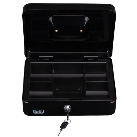 KASETKA METALOWA NA PIENIĄDZE DOKUMENTY 25x8,5x18CM BLACK + DECKER