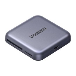 Adapter / czytnik kart 3w1 Ugreen CM898, USB-C, MagSafe, SD/TF (czarny)