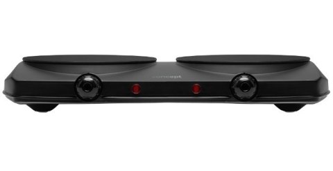 Kuchenka elektryczna dwupalnikowa czarna VE3060