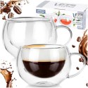 SZKLANKI TERMICZNE 2szt. 280ml Z PODWÓJNĄ SCIANKĄ DO KAWY HERBATY 139818