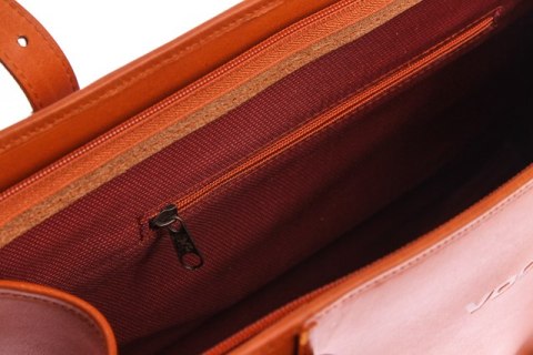 Torba damska na ramię Vintage P4p COGNAC