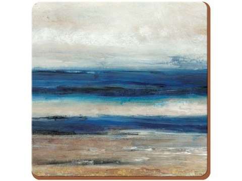 Abstrakcja Niebieska Podkładki Małe 4 szt.