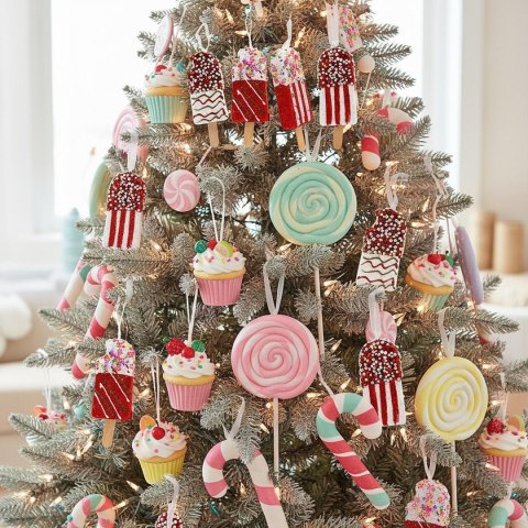 LODY DEKORACJA WISZĄCA BOMBKA 3SZT CZERWONY