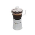 La Cafetiere Szklana Kawiarka Verona Srebrna, 290 ml