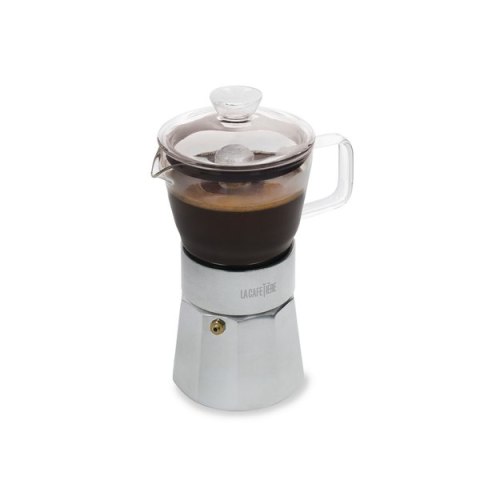 La Cafetiere Szklana Kawiarka Verona Srebrna, 290 ml