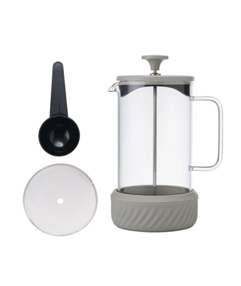 Zaparzacz do Kawy Typu French Press La Cafetiere Zero, kolor Kremowy, 1 litr