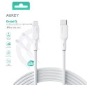 CB-SCL2 kabel Lightning - USB-C 1.8m MFi Apple USB-PD silikonowy biały