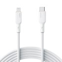 CB-SCL2 kabel Lightning - USB-C 1.8m MFi Apple USB-PD silikonowy biały