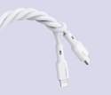 CB-SCL2 kabel Lightning - USB-C 1.8m MFi Apple USB-PD silikonowy biały