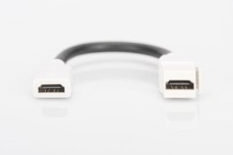 Moduł Keystone HDMI z kablem 12cm, łącznik do gniazd i pustych paneli, żeński/żeński, biały