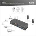 Przełącznik KVM 2 portowy, 2x HDMI IN, 1x HDMI OUT, 2x USB A, 1x Audio, 4K x 2K 60Hz, IN&OUT