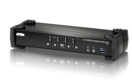 Przełącznik4 portowy USB 3.0 4K DP KVMP Switch CS1924-AT-G