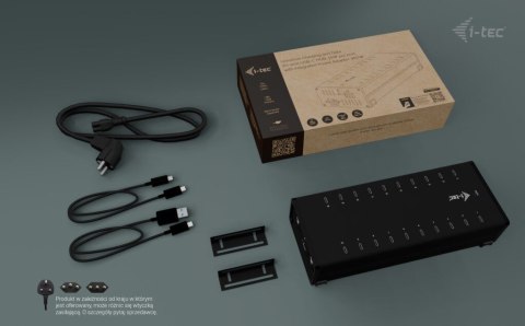 I-tec USB-C/USB-A Metal Charging + data HUB 15W per port 20x USB-C