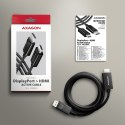 RVD-HI20C2 Adapter aktywny DisplayPort -> HDMI 1.4, 4K/60Hz, kabel 1,8m