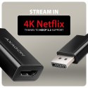 RVD-HI20N Adapter aktywny DisplayPort -> HDMI 1.4, 4K/60Hz, kabel 15cm